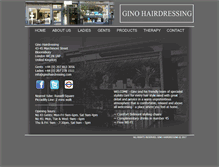 Tablet Screenshot of ginohairdressing.com